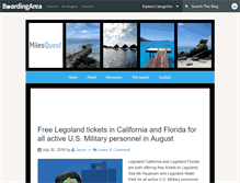 Tablet Screenshot of milesquest.com